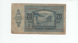 LUXEMBOURG Billet 20 Francs 1929 B P.37 N° 1810612 - Luxembourg