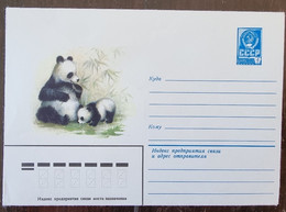 RUSSIE Panda ENTIER POSTAL Illustré Neuf Emis En 1980 - Ours