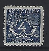 Poland 1919  Postage Due (*) MM  Mi.14 - Segnatasse
