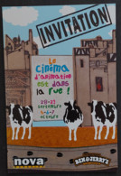 Carte Postale - Le Cinéma D'animation Est Dans La Rue ! (film Affiche Vaches) Nova Magazine, Ben&Jerry's - Paris - Affiches Sur Carte