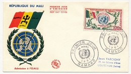 MALI => Env. FDC => 1 Val 100F PA - Proclamation De L'Indépendance - 18 Mars 1961 - Bamako - Mali (1959-...)