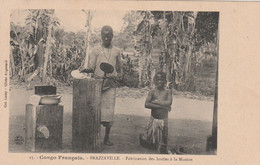 CPA CONGO FRANçAIS BRAZZAVILLE Fabrication Des Hosties De La Mission Religion - French Congo - Other