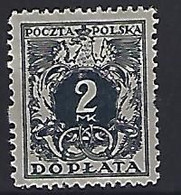 Poland 1921  Postage Due (*) MM  Mi.38 - Segnatasse