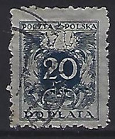 Poland 1921  Postage Due (o) Mi.42 - Impuestos