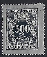 Poland 1923  Postage Due (o) Mi.48 - Postage Due