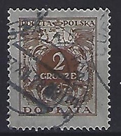 Poland 1924-26  Postage Due (o) Mi.66 II - Portomarken