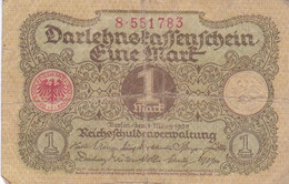 GERMANIA - 1920  BANCONOTE TEDESCA - 1 MARK - 1 Mark