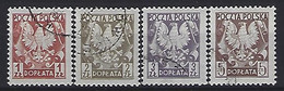 Poland 1980  Postage Due (o) Mi.165-168 - Segnatasse