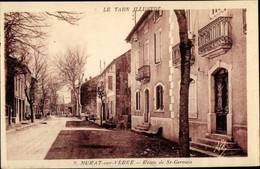 CPA Murat Sur Vèbre Tarn, Route De St. Gervais, Häuser, Straßenpartie - Altri Comuni