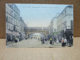 PARIS (XIXème) La Pont Et La Rue De Flandre Chemin De Fer Animation - Paris (19)