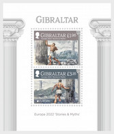 Gibraltar 2022 MS - Europa ? Stories & Myths - Gibraltar