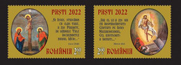 Romania 2022 / Easter / Set 2 Stamps - Ongebruikt