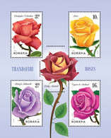 Romania 2022 / Roses / Block - Unused Stamps