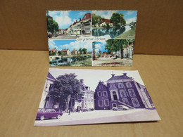 WORKUM (Pays Bas) Photographie Mairie Et Carte Multivues - Workum