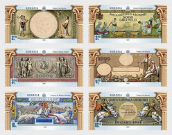 Romania 2022 / Painters Of Bancknotes / Set 6 Stamps - Neufs