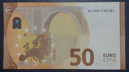 50 EURO V021A4 Lagarde Spain Serie VC Perfect UNC - 50 Euro