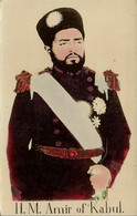 Afghanistan, Emir Habibullah Khan In Uniform, Medals (1900s) Hand Coloured RPPC - Afghanistan