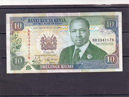 Kenia  10 Shillings   1993  Vf - Kenya