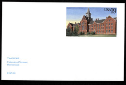 UX159 Postal Card OLD MILL UNIVERSITY OF VERMONT Mint 1991 - 1981-00