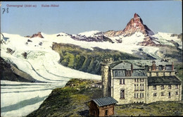 CPA Wallis Schweiz, Berg Gornergrat, Kulm Hotel, Außenansicht - VS Valais