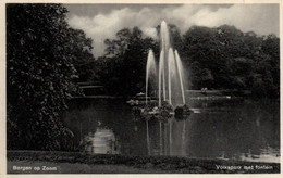 Bergen Op Zoom - Volkspark Met Fontein - Bergen Op Zoom