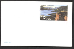 UX164 Postal Card COLUMBIA RIVER GORGE Mint 1992 - 1981-00