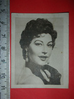 R,Ava Gardner Trading Picture Card For Favorit Chewing Gum Sticker Album,Croatia Film,movie Stars,actress Image,rare - Collezioni