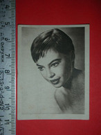 R,Leslie Caron Trading Picture Card For Favorit Chewing Gum Sticker Album,Croatia Film,movie Stars,actress Image,rare - Verzamelingen