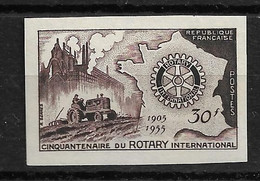 France N°1009** Essai Non Dentelé.  Rotary Club. - Other & Unclassified