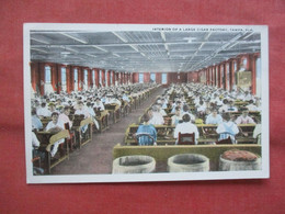 - F Interior Of A Large Cigar Factory.   Tampa - Florida > Tampa .   Ref 5676 - Tampa