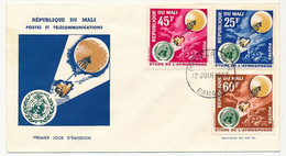 MALI => Enveloppe FDC => 3 Val. Etude De L'Atmosphère - 12 Juin 1963 - Bamako - Mali (1959-...)