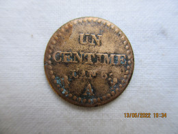 France: 1 Centime An 6 A - 1795-1799 French Directory