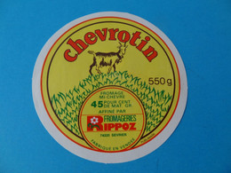Etiquette De Chevrotin Fabriqué En Vendée Fromageries Rippoz 74 Sevrier - Cheese