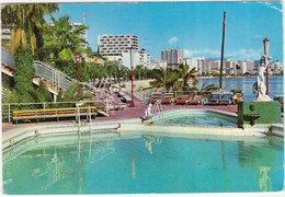 El Paseo Maritimo Desde Al Hotel Mediterraneo - (Mallorca, Palma, Espana / Spain) 1968- Swimmingpool / Piscina / Piscine - Mallorca