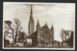 Carte P ( Salisbury / Cathedral , West Front ) - Salisbury