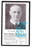 DP Foto - EH Richard De Jonghe - Broeder Idesbald / Xaveriaan ° Brugge 1881 † 1941 // Zedelgem Heist A Zee - Andachtsbilder