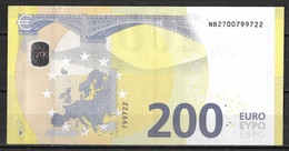 AUTRICHE - AUSTRIA - 200 € - NB - N004 G2 - UNC - Lagarde - 200 Euro