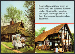 F8140 - TOP Burg Spreewald Tracht Trachten - Verlag Bernd Blume - Burg (Spreewald)