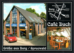 F8142 - TOP Burg Spreewald Cafe Gaststätte Duch - Verlag W.e.k.a. - Burg (Spreewald)