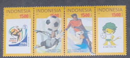 INDONESIE INDONESIA  AFRIQUE DU SUD RSA MNH**  2010 FOOTBALL SOCCER CALCIO FUSSBALL VOETBAL FUTBAL FUTBOL FOOT - 2010 – South Africa