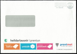 Islande EMA Empreinte Postmark Enveloppe Imprimeur Prentmet - Vignettes D'affranchissement (Frama)