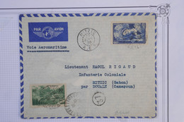 #18 AEF  CAMEROUN   BELLE LETTRE CURIOSITé 1940  MITZIG PAR DOUALA ++AFFRANCH. PLAISANT - Storia Postale