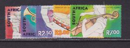 SOUTH AFRICA - 2001 Musical Instruments Set Never Hinged Mint As Scan - Unused Stamps
