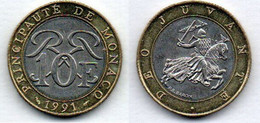 Monaco 10 Francs 1991 SUP - 1960-2001 Franchi Nuovi