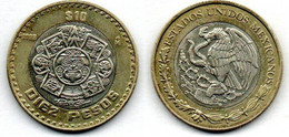 Mexique - Mexico 10 Pesos 1998 TTB - Mexique