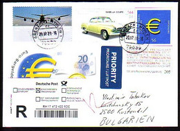 GERMANYE - 2020 - R-letter - P.covert - Voyage Germanye - Bulgaria - Lettres & Documents