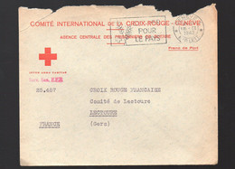 Genève (Suisse) Enveloppe De LA CROIX ROUGE  1942 (franchise Postale)  (PPP37536) - Vrijstelling Van Portkosten