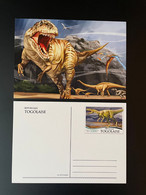 Togo 2015 Mi. 6759 - 6763 Stationery Entier Ganzsache Dinosaures Dinosaurs Dinosaurier Herrerasaurus Ischigualastensis - Preistorici