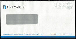 Islande EMA Empreinte Postmark Enveloppe Fjarvakur Icelandair Shared Services - Frankeervignetten (Frama)