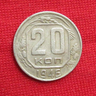 USSR Russia 20 Kopeek 1946 Wºº - Rusia